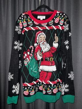 Ugly Christmas Sweater Xmas Size XL